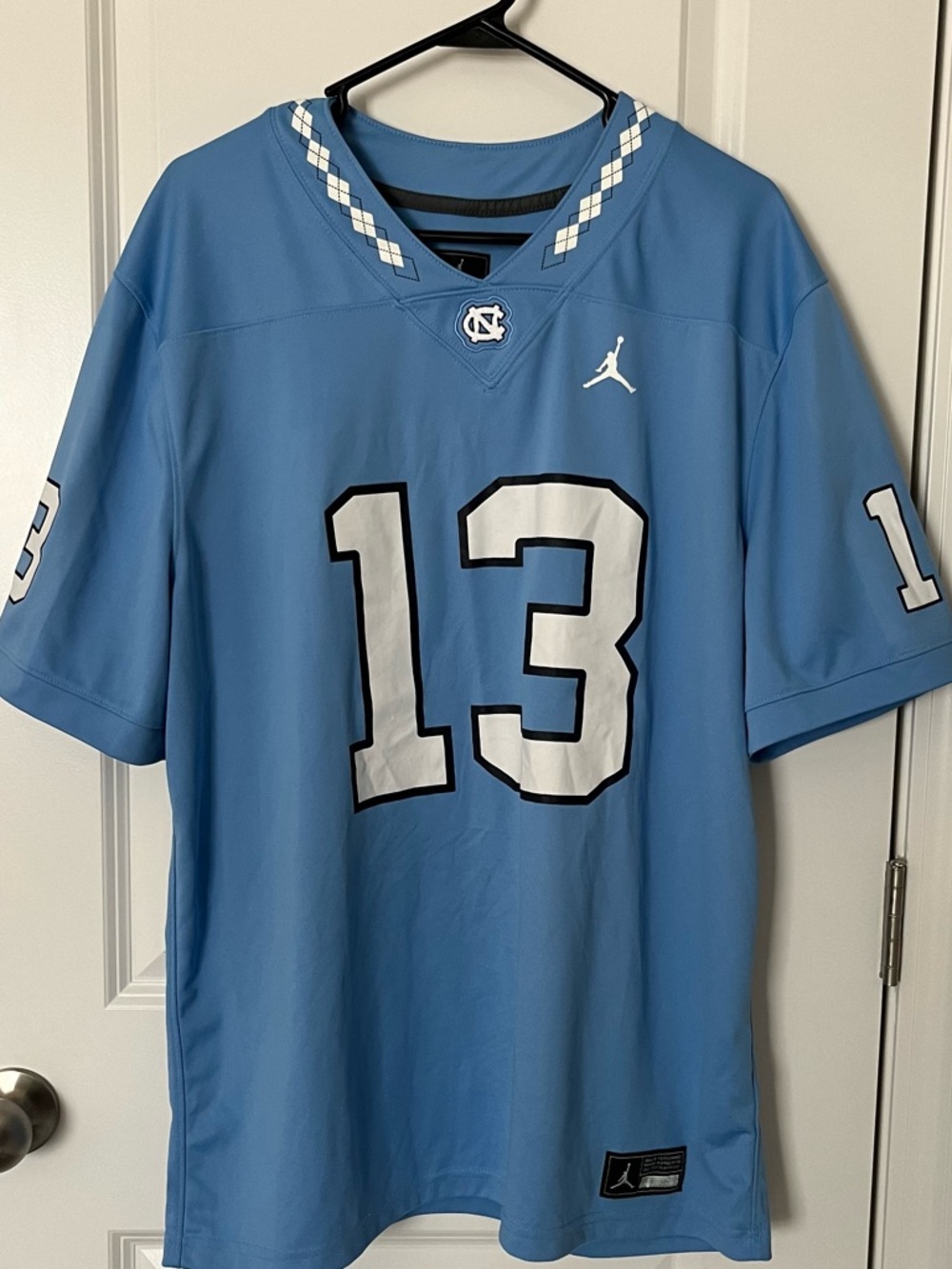 Jordan Nike UNC Tar Heels Football Jersey